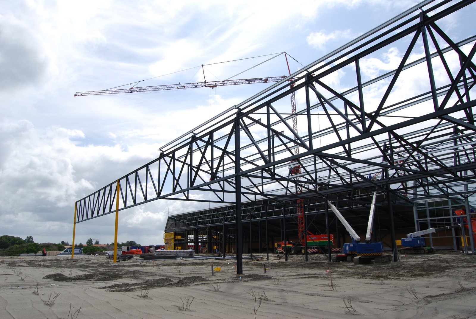 Industriële productiehal